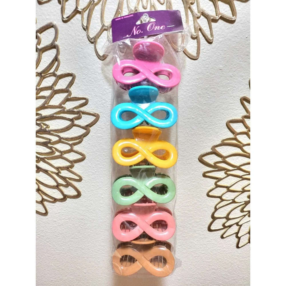 Women's Infinity Hair Clips Accessories Multicolor set